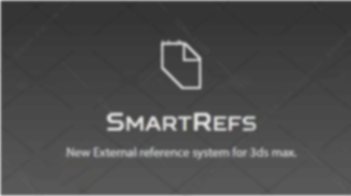 3dMax外部参考插件：SmartRefs 1.04.02 