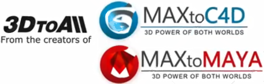 C4DToMax v1.4 – C4D与3DMax场景材质灯