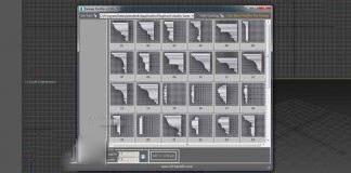 3DMax石膏线生成插件Sweep Profile v0.9