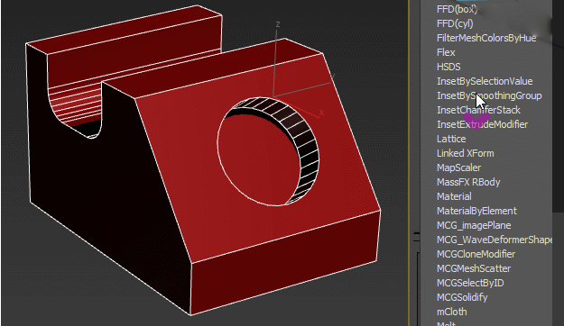 3DMax倒角神器修改器工具inset Quad Chamf