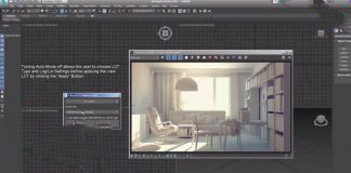 3DMax调色预设LUT脚本插件V Ray LUTs Exp