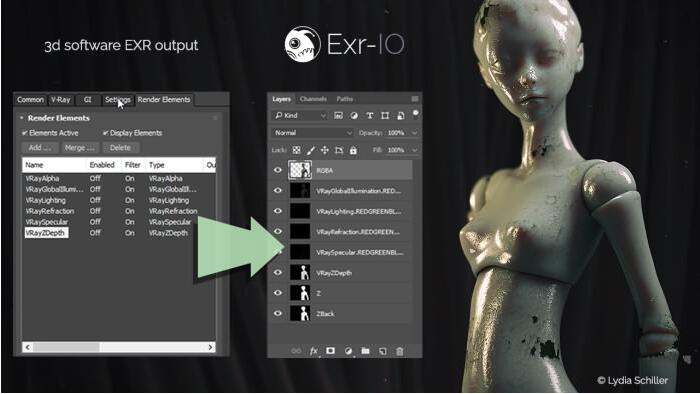 AE/NUKE/PS合成EXR文件插件 – ProEXR v2.0 Mac/Win