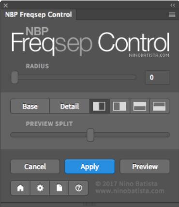 Photoshop美化插件 – NBP Freqsep Control Panel v1.1 win/Mac