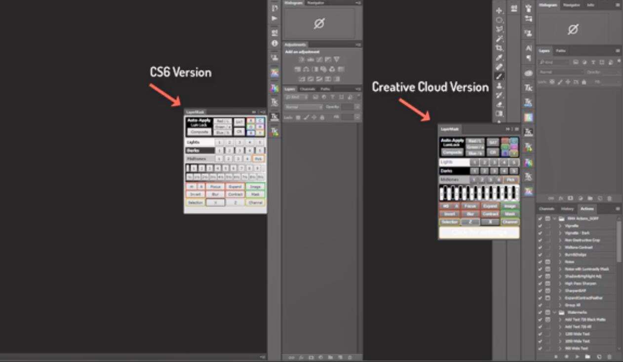 Photoshop CS6-CC 2017自定义工具栏面板T