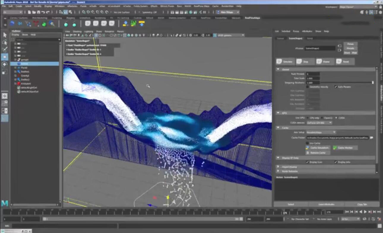 Maya流体插件：NextLimit RealFlow v1.0.0.0026