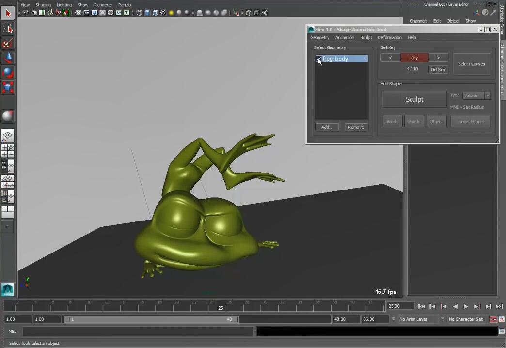 Maya形状变形动画插件：Shape Animation Tool v2.0.0 +使用教程