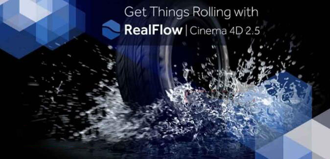 C4D水模拟插件：NextLimit RealFlow v2