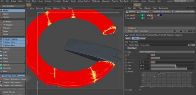 C4D顶点贴图插件：TOPOLOGY VERTEX MAPS