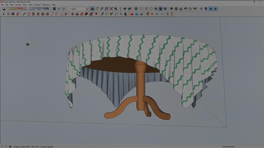 SketchUp ClothWorks插件效果展示