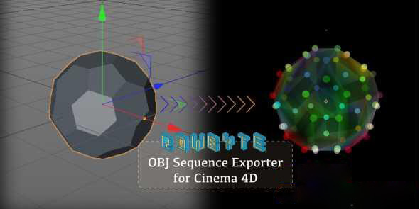 C4D插件Plexus OBJ Sequence Exporter