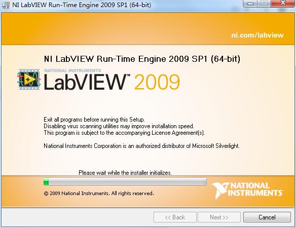 LabVIEW 2009中文版界面