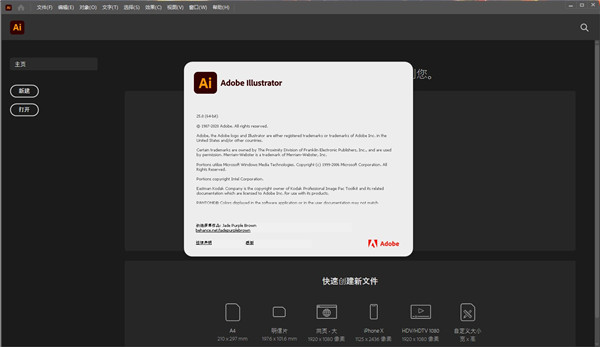 Adobe Illustrator 2021 截图