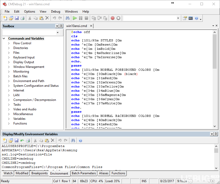 CMDebug软件界面