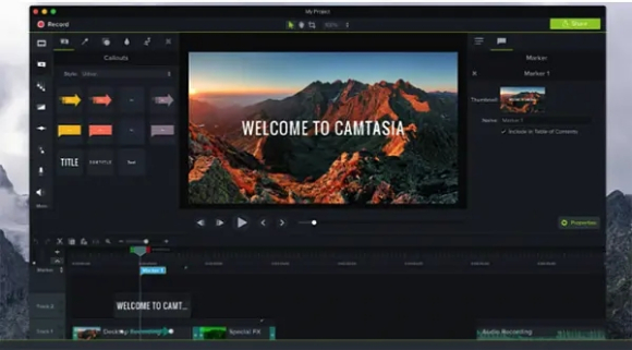 Camtasia Studio 2021 视频编辑