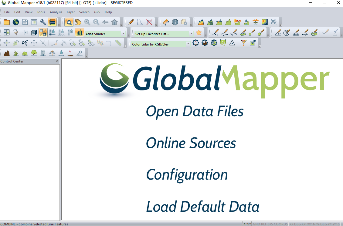 Global Mapper 18激活版地图绘制功能演示
