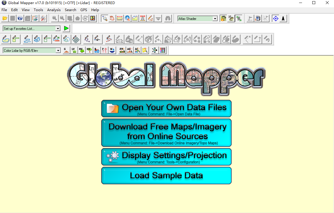 Global Mapper17破解版功能展示