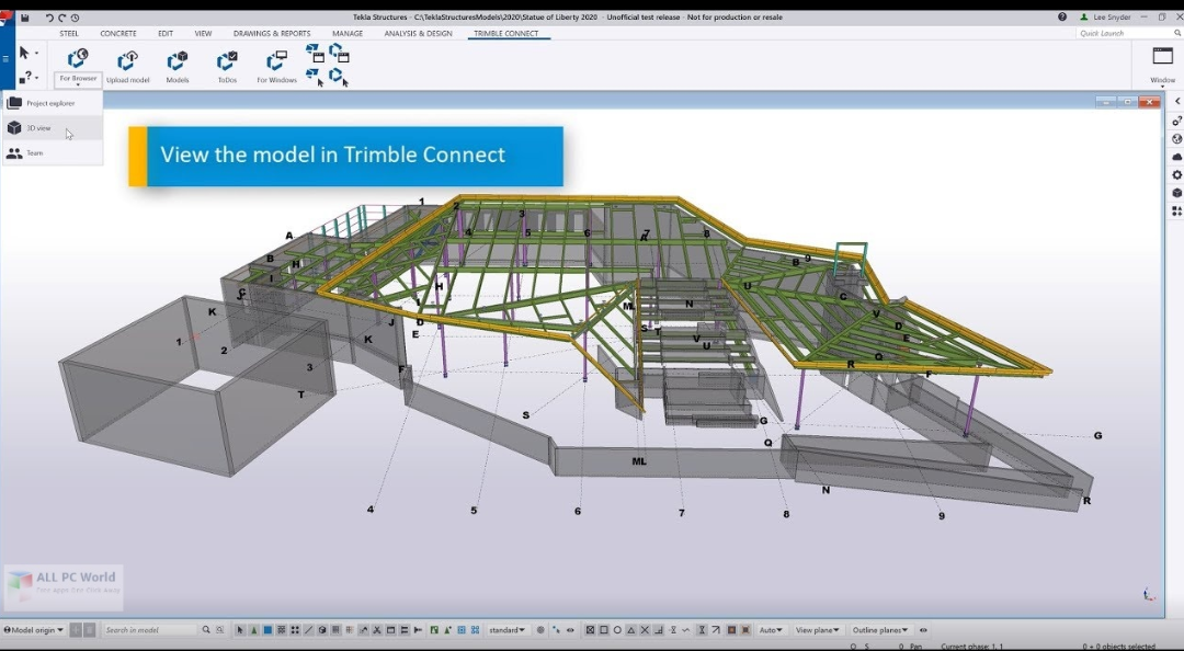 Tekla Structures 2020 破解版