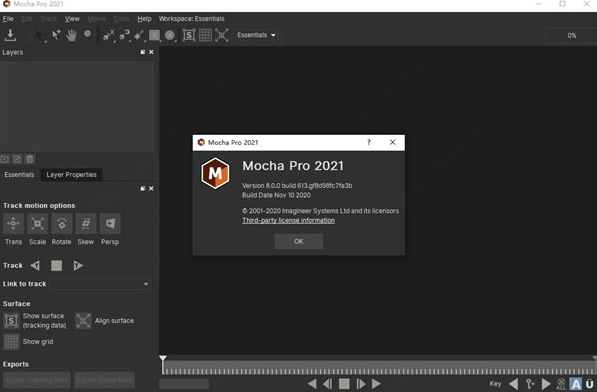 Mocha Pro 2021 正式版英文破解版