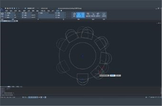 中望CAD2022关联阵列