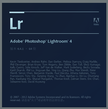 Adobe Lightroom 4.4专业图片处理软件绿色破解版