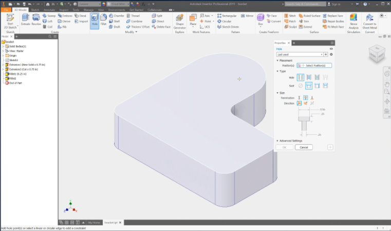 Autodesk Inventor 2019 3D绘图模拟软件下载