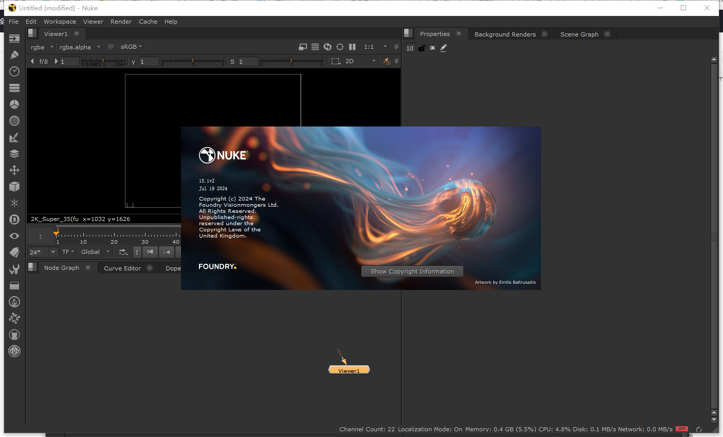 The Foundry Nuke 15.1v2（影视后期特效合成软件）最新破解版