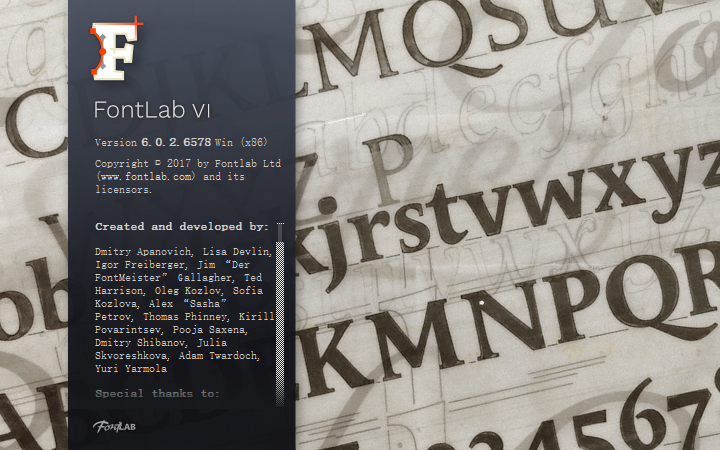 FontLab VI 6.0.2字体设计软件