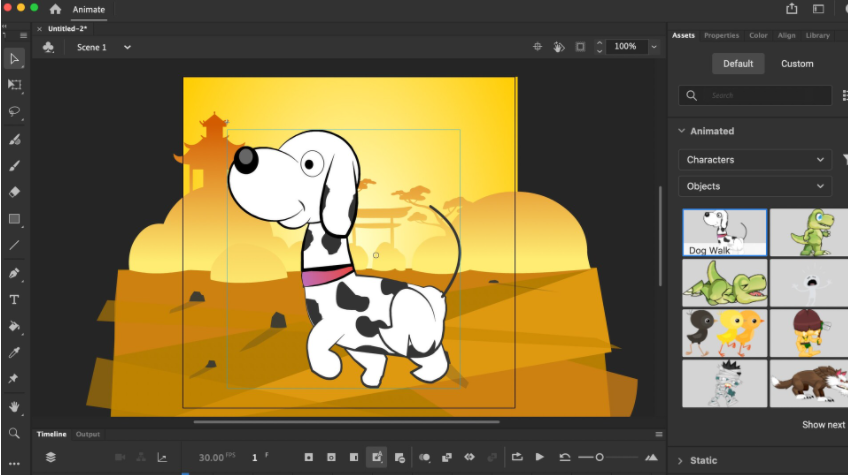 Adobe Animate 2021视频组件