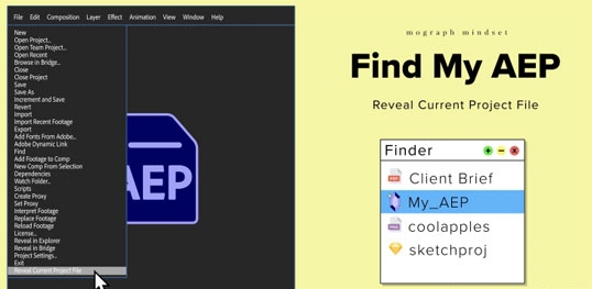 AE工程文件查找插件:Aescripts Find My A