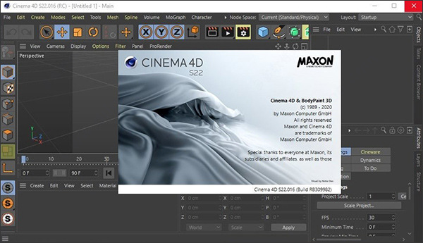 Cinema 4D S22 免费中文版