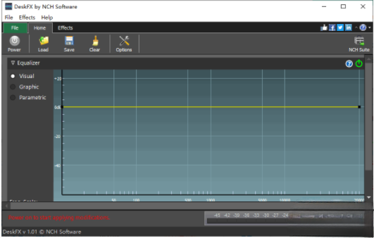 DeskFX音频增强工具界面