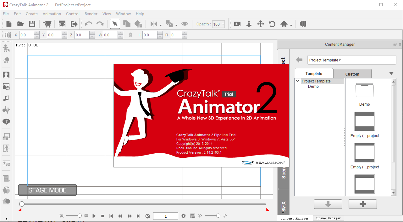 CrazyTalk Animator 2.14英文激活免费版