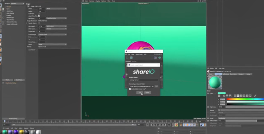 C4D共享插件Aescripts shareIO v1.10示意图