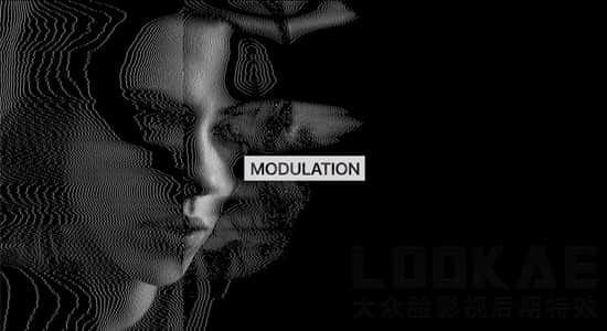 AE电子信号波纹特效模拟插件：Aescripts Modulation v2.1免费下载