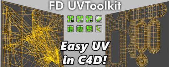 C4D FD UVToolkit 1.0 安装步骤