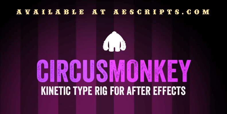 3D空间文字动画脚本CircusMonkey V1.05