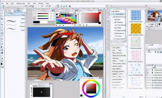 clip studio paint v1.9.11 绘画软件试用版下载