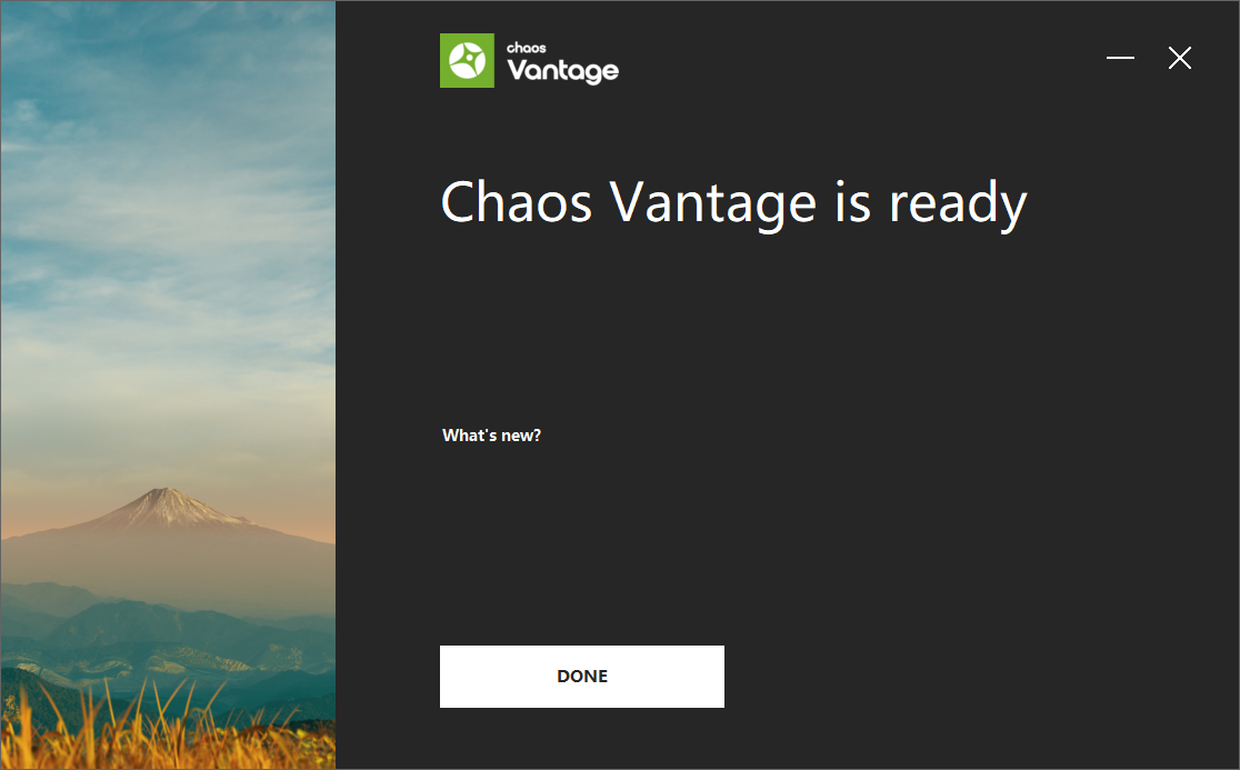 CHAOS Vantage 1.0.2实时渲染器