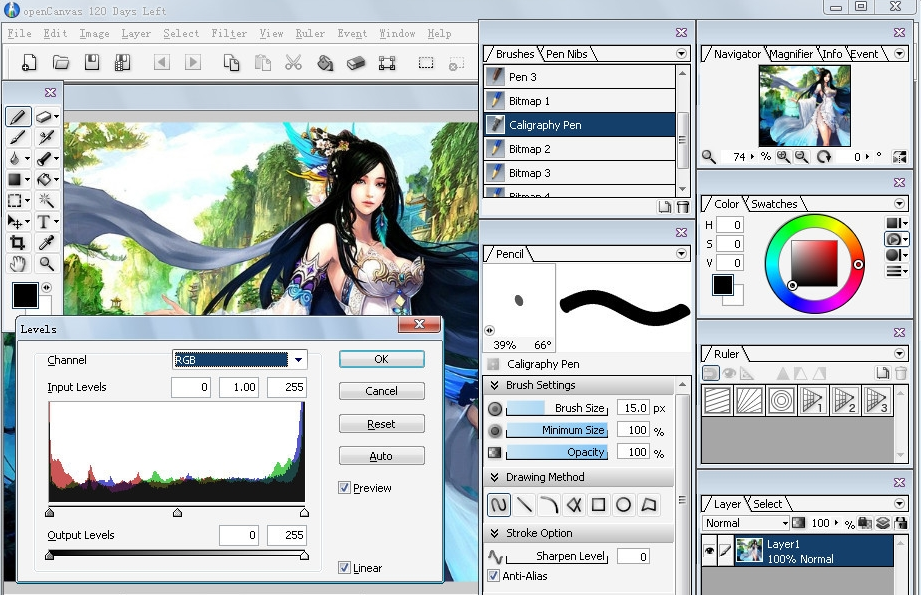 opencanvas v6.2.11 CG手绘软件官方免费版下载