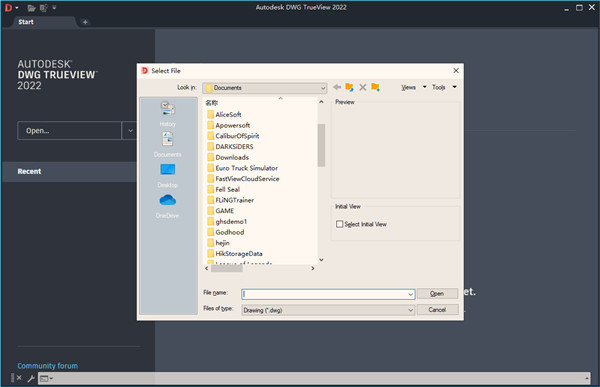 Autodesk DWG TrueView 2022 CAD看图软件