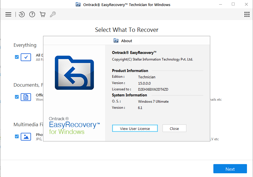 Ontrack EasyRecovery v15.0硬盘数据恢复软件免费版下载