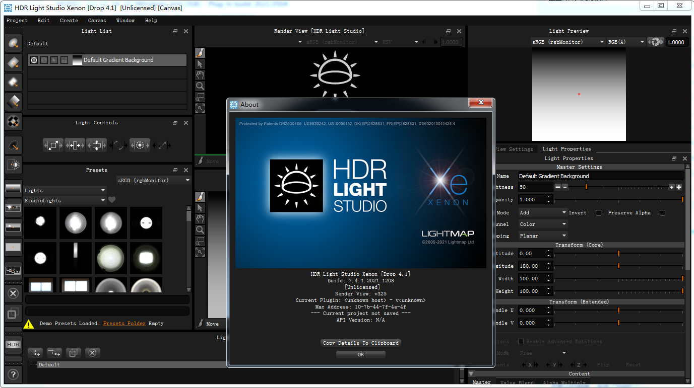 HDR Light Studio Carbon 7.4.0 - 高质量3D渲染与照明设计软件