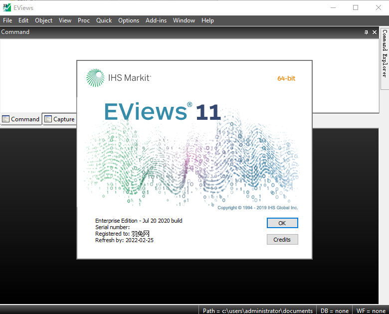 EViews 11专业破解版