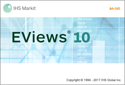 EViews 10专业计量经济学软件