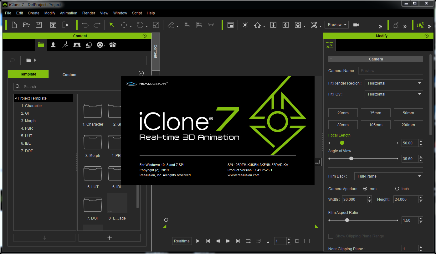 iClone Pro 7.41实时3D动画制作软件