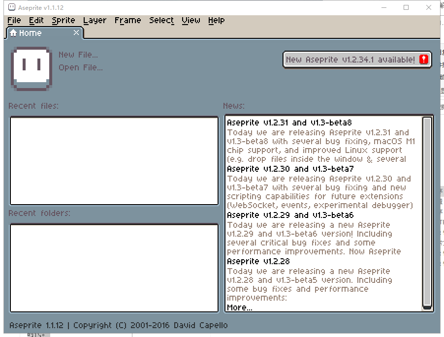 Aseprite v1.1.12像素动画软件