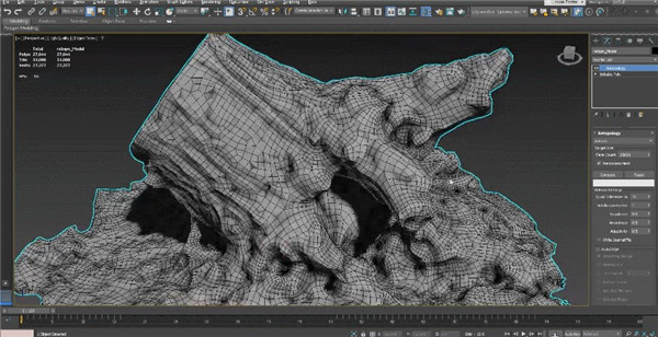 Autodesk 3dsmax 2023重新拓扑功能