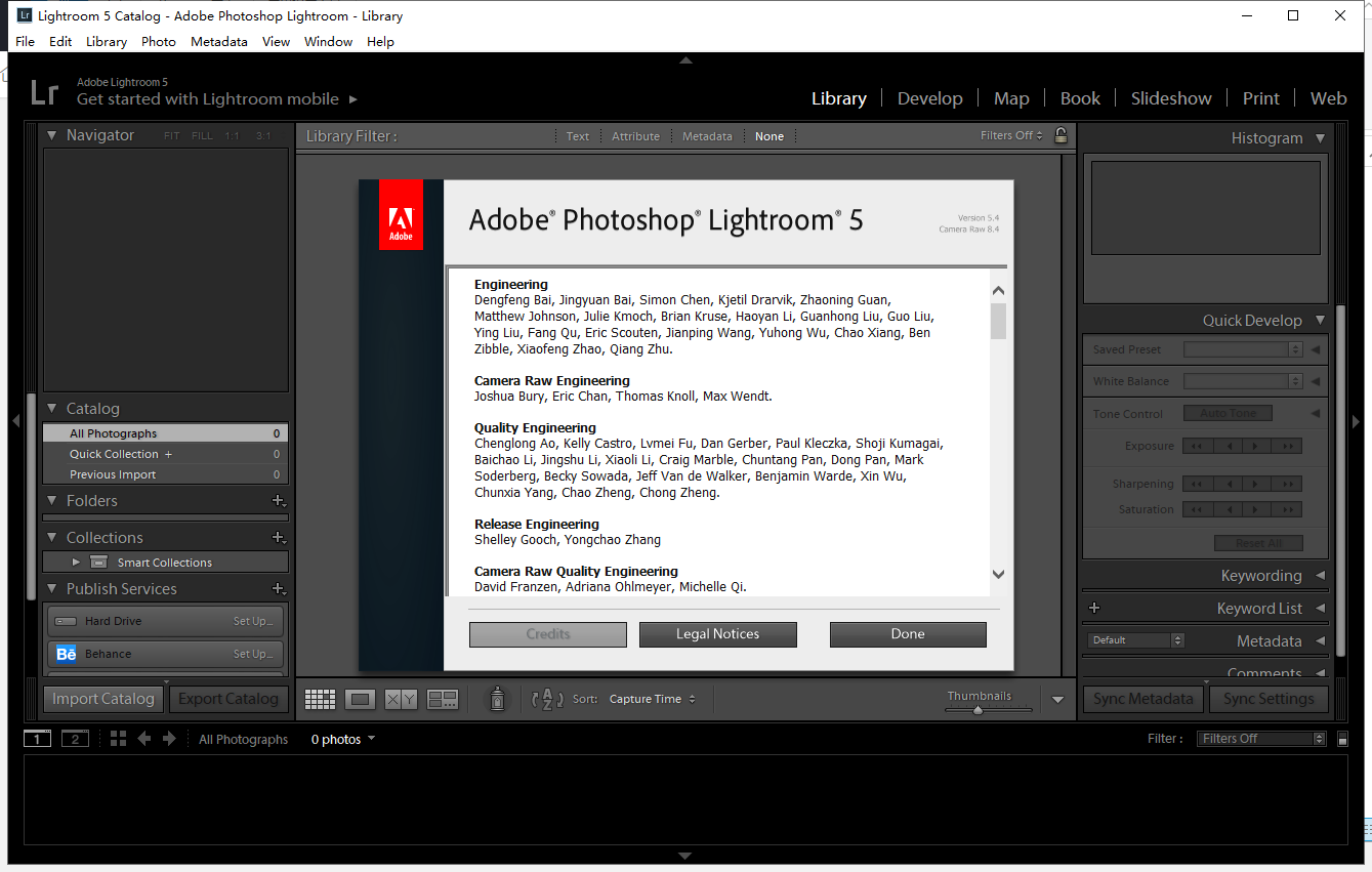 Adobe Photoshop Lightroom 5.4 绿色免费版下载