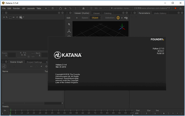 The Foundry Katana 3.1 3D Rendering Tool