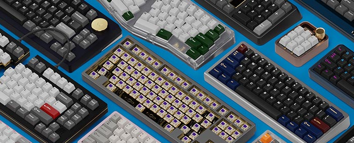 Blender键盘模型预设渲染工具包 Keyboard Render Kit 2